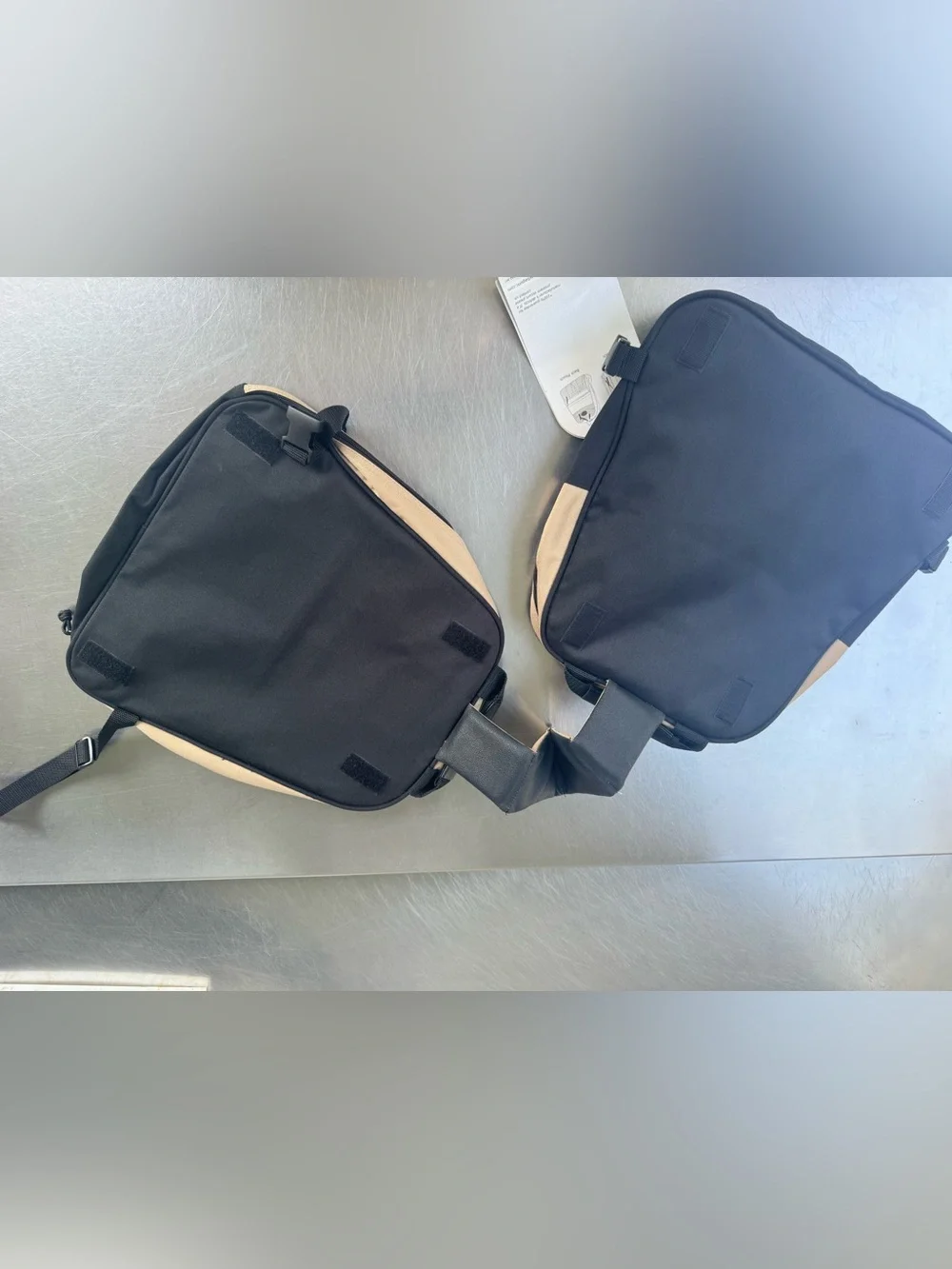 Men’s Beige and Black Daypack